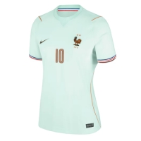 Camiseta Francia Kylian Mbappe #10 Segunda Equipación Replica Mundial 2026 para mujer mangas cortas